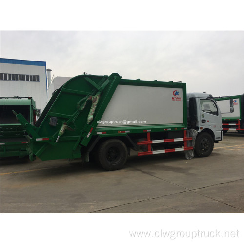 5 cubic compressed garbage collector truck